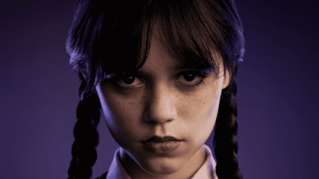 Uncovering the Key Elements of Netflix's Viral 'Wednesday' Marketing Campaign. This is an image of the main character.
